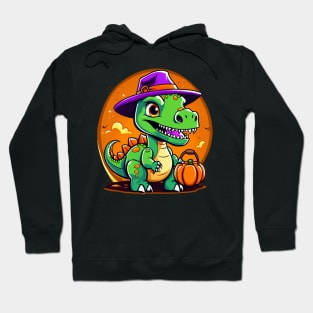 Trick or treat dinosaur cute design Hoodie